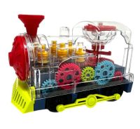 Миниатюра: Паровоз интерактивный (свет,звук,вращение) 18*12см коробка R05