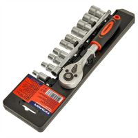 Миниатюра: Набор инструментов 12пр (головки, удлинитель, рукоятка) КУЗЬМИЧ