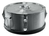 Миниатюра: Термос нерж. 10л (d35; h17,5см), нерж. ручки, 4 фиксатора крышки Luxstahl