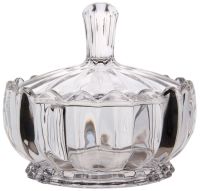 Миниатюра: Ваза сервировочная с крышкой 12,5*12см стекло