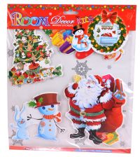 Миниатюра: Набор наклеек на стекло Санта