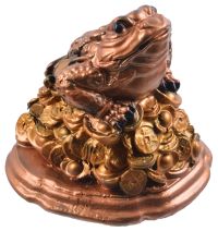 Миниатюра: Копилка Жаба малая 17см @