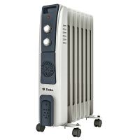 Миниатюра: Обогреватель 1500Вт эл., маслянный, 3 режима, с вентилятором, защита от перегрева Delta