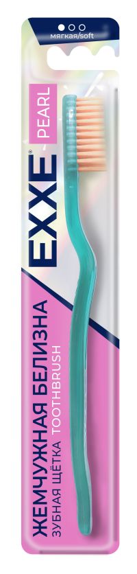 Миниатюра: Зубная щетка мягкая Жемчужная белизна EXXE