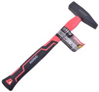 Миниатюра: Молоток слесарный 400гр, квадратный боек, двухкомпонент. фиберглас. рукоятка GREPP