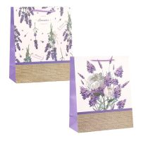 Миниатюра: Пакет подарочный 26*32*12см Лаванда