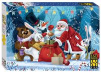 Миниатюра: Пазлы 160 элементов Мешок подарков 34.5*24