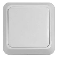 Миниатюра: Выключатель о/у 1 клавиша без подсветки Прогресс Fit белый @