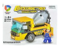 Миниатюра: Конструктор 8в1 Дорожная техника Бетономешалка 95дет. 19*14см/ коробка 41043-1