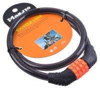 Миниатюра: Замок (трос) для велосипеда, санок 80см кодовый, мет. и пласт.