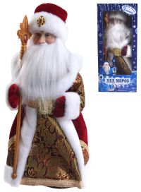 Миниатюра: Фигурка Дед Мороз 40см,красный кафтан, музыкальный