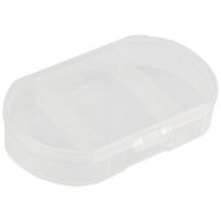 Миниатюра: Бокс для таблеток (таблетница) пласт. 6*4*1,2см, 3 секции