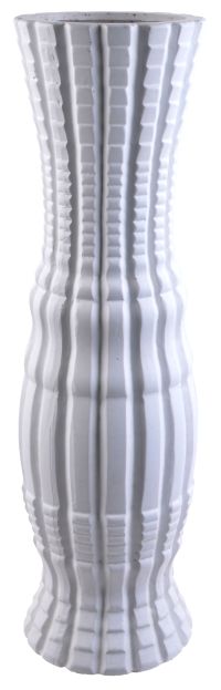 Миниатюра: Ваза напольная 60см керамика белая