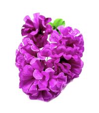Миниатюра: Цветы искусственные Букет Гортензия 5гол. 35см фиолетовая BD-3-7 @