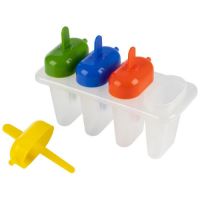 Миниатюра: Набор формочек для мороженого пласт. 16*7*11см (65мл), 4 ячейки GELATO