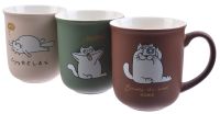Миниатюра: Кружка 400мл FUNNY CATS фарфор