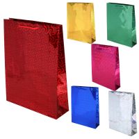 Миниатюра: Пакет подарочный 29*38*9см,микс@