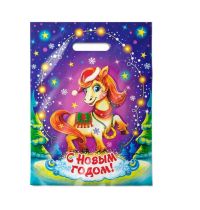 Миниатюра: Пакет прор. ПВД 30*40/30 мкм Бурка Новый год