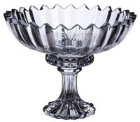 Миниатюра: Ваза сервировочная на ножке 20*15см стекло