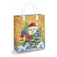 Миниатюра: Пакет мягкий пластик 23*27см Заходи на огонек Новый год