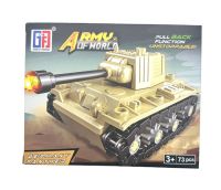 Миниатюра: Конструктор ARMY OF WORLD Танк 73дет. 14*11см 123-331-В