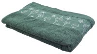 Миниатюра: Полотенце махровое 70*130см Игрушки 360гр/м2 изумруд