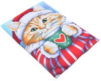 Миниатюра: Полотенце 45*60см вафельное Сочельник