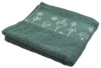 Миниатюра: Полотенце махровое 50*90см Игрушки 360гр/м2 изумрудный