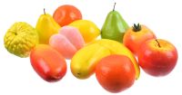 Миниатюра: Бутафория Фрукты ассорти 12шт@