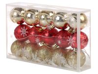 Миниатюра: Елочное украшение набор шаров 15шт 5см