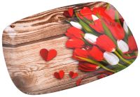 Миниатюра: Блюдо сервировочное 30*21см прямоуг глубокое стекло