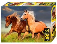 Миниатюра: Пазлы  54 ЛОШАДИ 18*13 см 71219