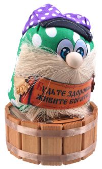 Миниатюра: Оберег Домовой Гоша на бочке