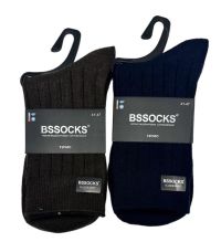Миниатюра: Носки мужские 41-47р теплые (55%кашемир,30%шерсть,15%полиам/лайкра) BSSOCKS ассорти