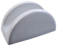 Миниатюра: Салфетница 14см фарфор,белая