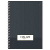 Миниатюра: Бизнес-блокнот А5 80л. BG тв.обл. спираль Minimal клетка,глянц.лам.,фольга