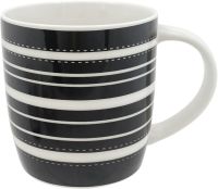 Миниатюра: Кружка 370мл Полосы фарфор