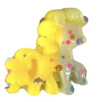 Миниатюра: Антистресс Жмяка Лошадь с блестками 8*7см / пакет 2906-36