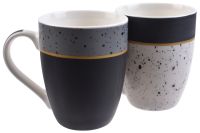 Миниатюра: Кружка 340мл фарфор Лофт бочка (48)