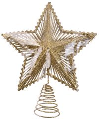 Миниатюра: Верхушка на елку Звезда 19*5,5*21 см