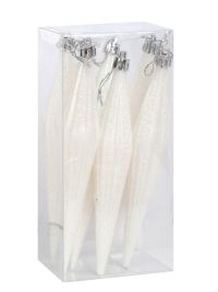 Миниатюра: Елочное украшение Сосульки 18см 6шт