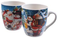 Миниатюра: Кружка новогодняя 250мл,керамика