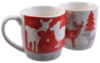 Миниатюра: Кружка новогодняя 380мл,керамика