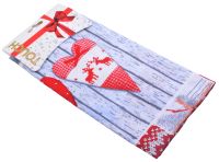 Миниатюра: Полотенце 35*60 рогожка на хангере Чудеса TOUCH