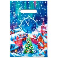 Миниатюра: Пакет петл. ПВД 20*30/30 мкм Волшебная ночь Новый год