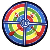 Миниатюра: Дартс 14 дюймов (тканевый) с дротиками-липучками и шариками/ пакет  36см