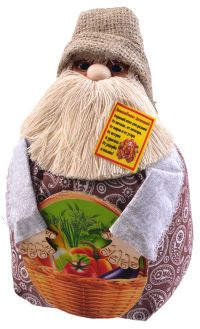 Миниатюра: Оберег Домовой Афанасий с лукошком