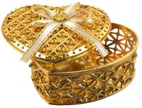 Миниатюра: Шкатулка Сердце 7*7*3 см@