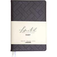 Миниатюра: Ежедневник н/д А5 136л. deVENTE кож.зам. Elizabethсерый,крем.бум.
