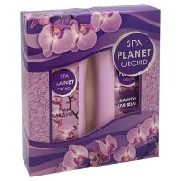 Миниатюра: Набор подарочный жен. SPA PLANET ORCHID (шампунь 250мл + гель д/душа 250мл) 051М